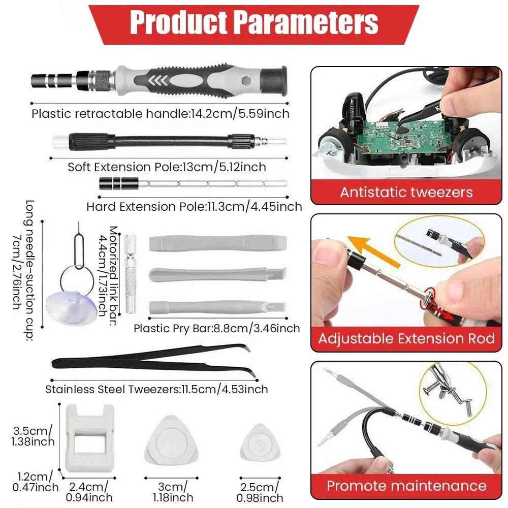 115-in-1 Precision Screwdriver Set – The Right Bit, Every Time