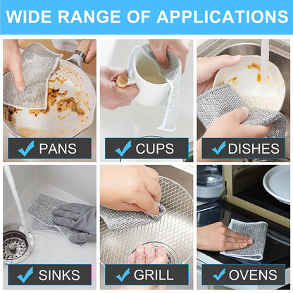 20-Pack Microfiber Cleaning Cloths – Scratch-Free Shine, Every Surface