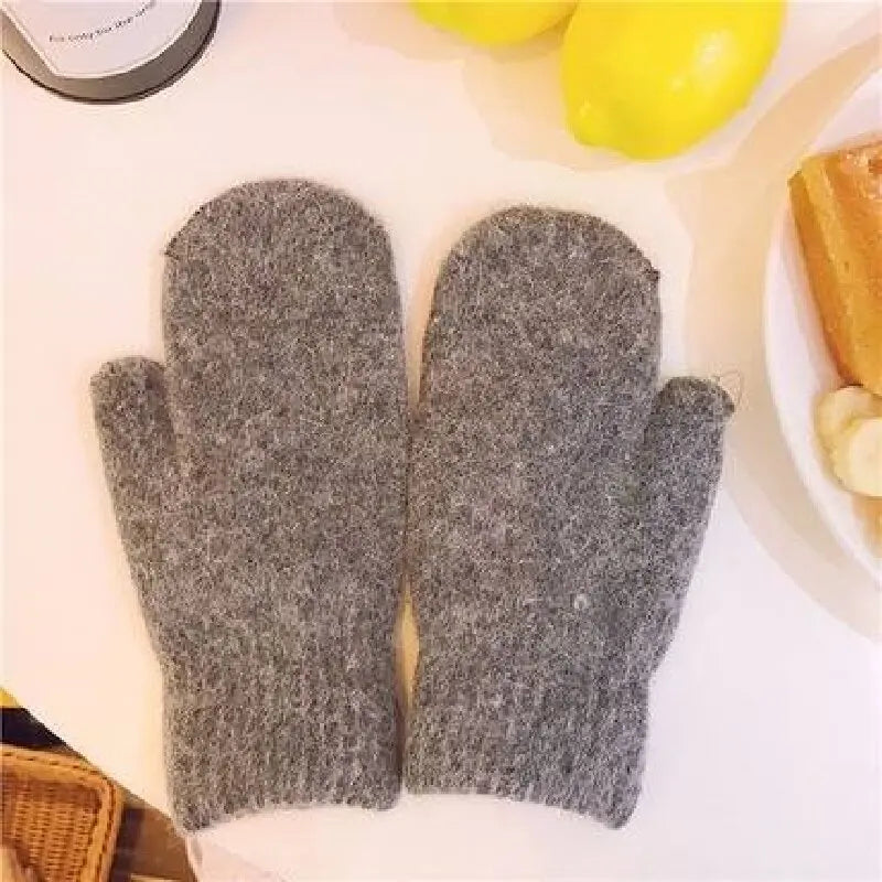 Cashmere Knit Mittens for Women – Luxuriously Warm