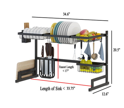 Over-the-Sink Dish Drying Rack – Reclaim Your Counter Space