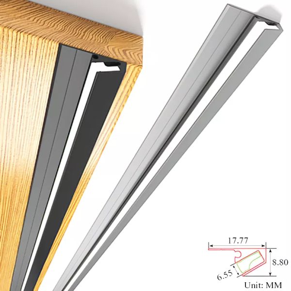 45° LED Under-Cabinet Lighting Bars – Sleek, Hidden Illumination