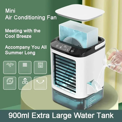 3-Speed Portable Aircon with Ultrasonic Cooling – Cool Down Fast, Anywhere