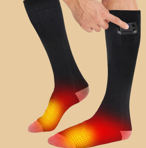 Rechargeable Heated Socks – 8+ Hours of Toe-to-Heel Warmth