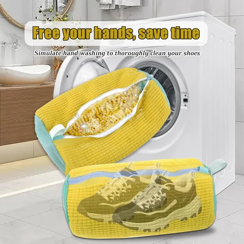 2-Pack Shoe Washing Bags – Machine-Wash Sneakers Without the Damage