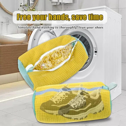 2-Pack Shoe Washing Bags – Machine-Wash Sneakers Without the Damage