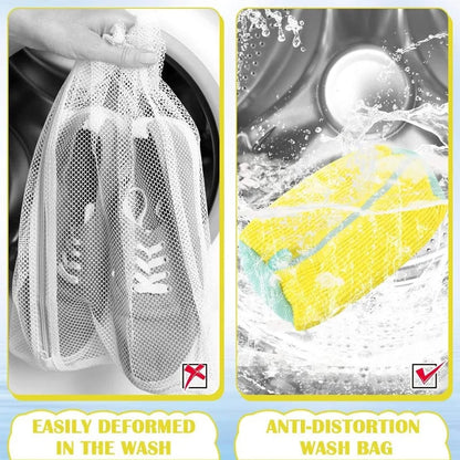 2-Pack Shoe Washing Bags – Machine-Wash Sneakers Without the Damage