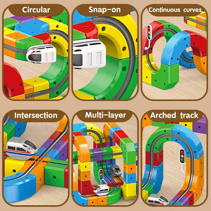 Magnetic Train Track Toy – Build, Connect & Play Endlessly