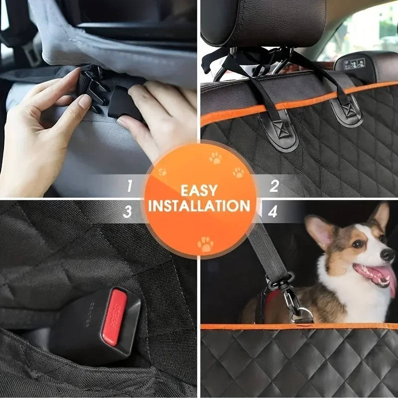 Waterproof Dog Car Seat Cover – Protect Your Car, Stress-Free Drives