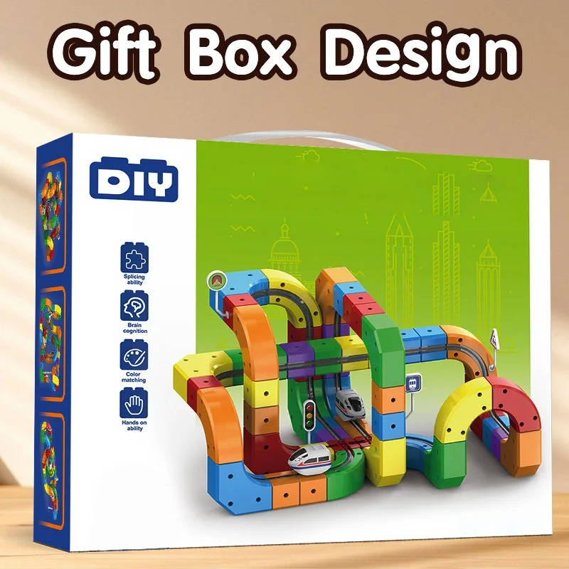 Magnetic Train Track Toy – Build, Connect & Play Endlessly