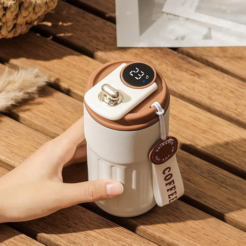 450ml Smart Travel Mug with LED Display – Know Your Drink's Temp at a Glance