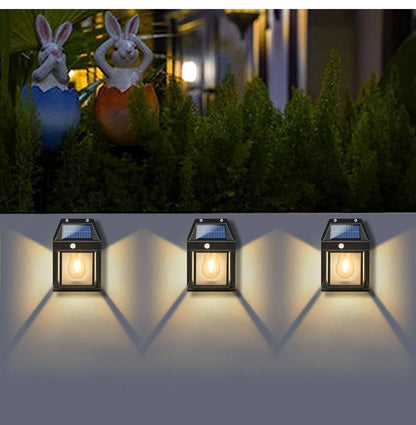 Solar Wall Lights (2-Set) – Brighten Dark Corners Automatically