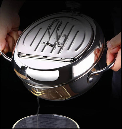 Japanese Deep Frying Pot – Crispy Results, Splatter-Free
