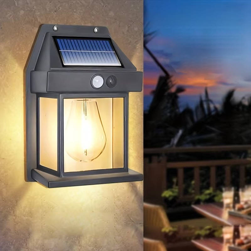 Solar Wall Lights (2-Set) – Brighten Dark Corners Automatically