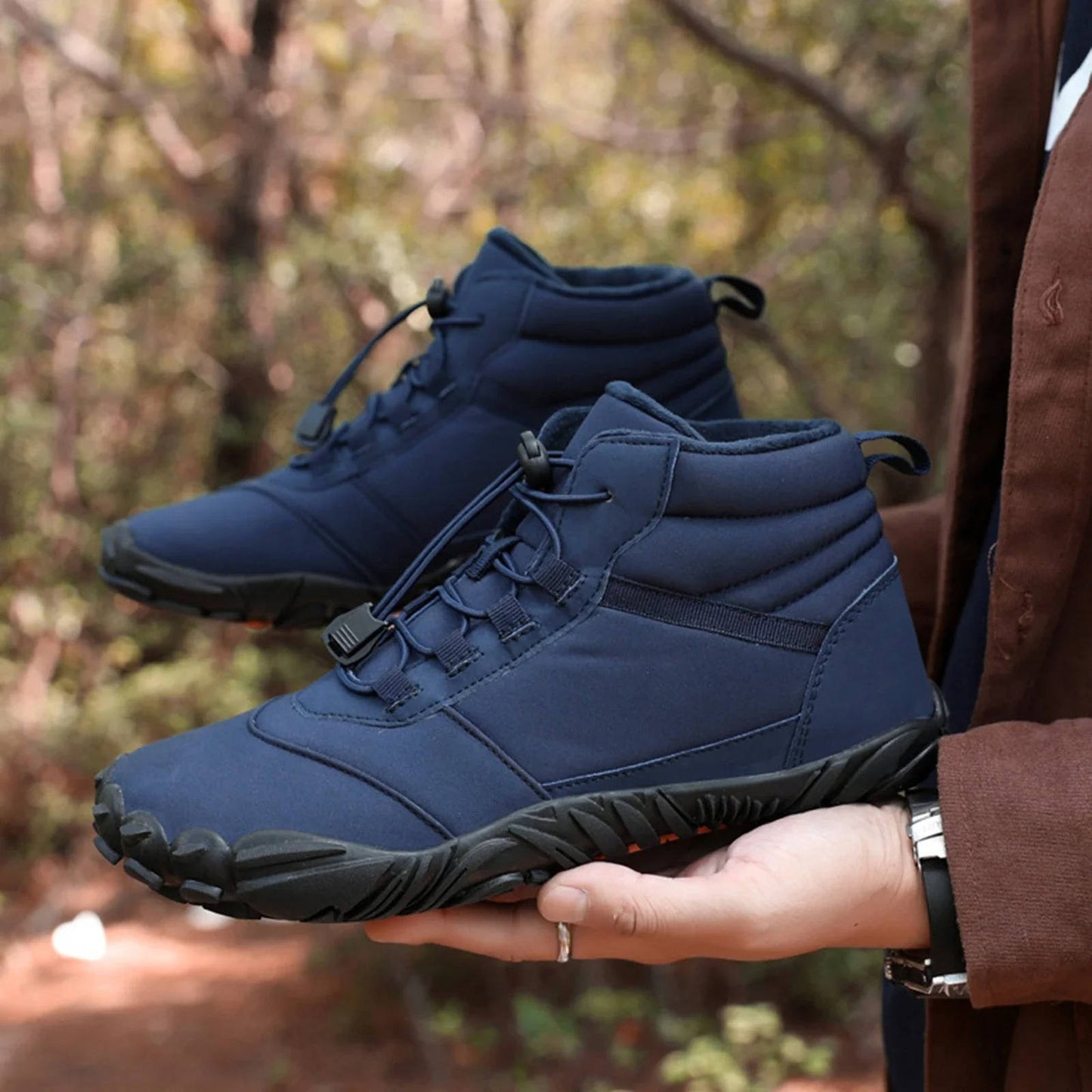 Waterproof Fleece-Lined Barefoot Winter Shoes – Wide, Warm & Weather-Proof