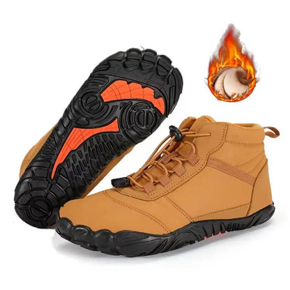 Waterproof Fleece-Lined Barefoot Winter Shoes – Wide, Warm & Weather-Proof