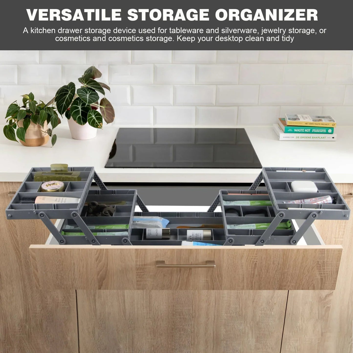 3-Tier Drawer Organizer – Declutter Any Drawer in Minutes