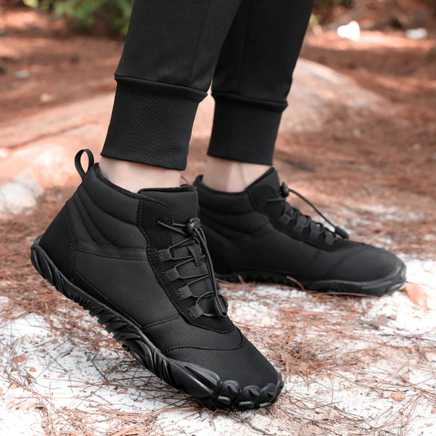 Waterproof Fleece-Lined Barefoot Winter Shoes – Wide, Warm & Weather-Proof