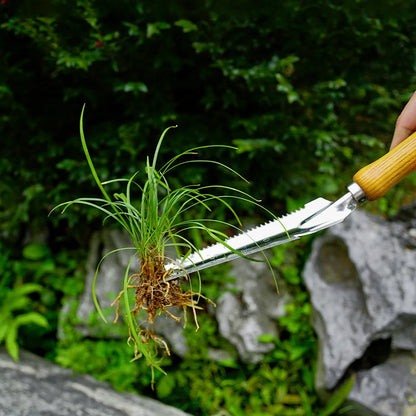 5-in-1 Stainless Steel Weed Puller – Pull Weeds Without the Back Strain