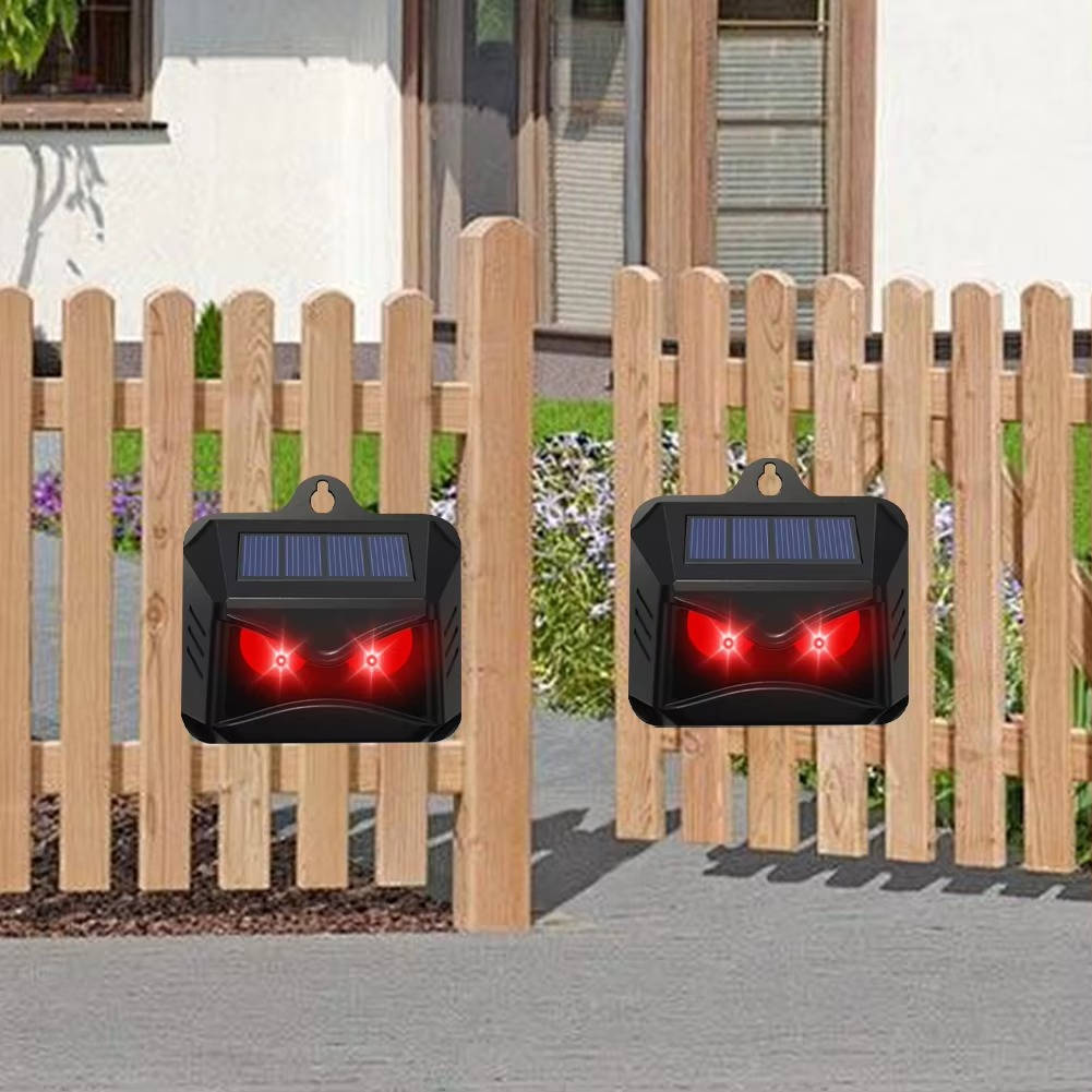 2-Pack Solar Ultrasonic Animal Repellent – Keep Pests Out, Chemical-Free