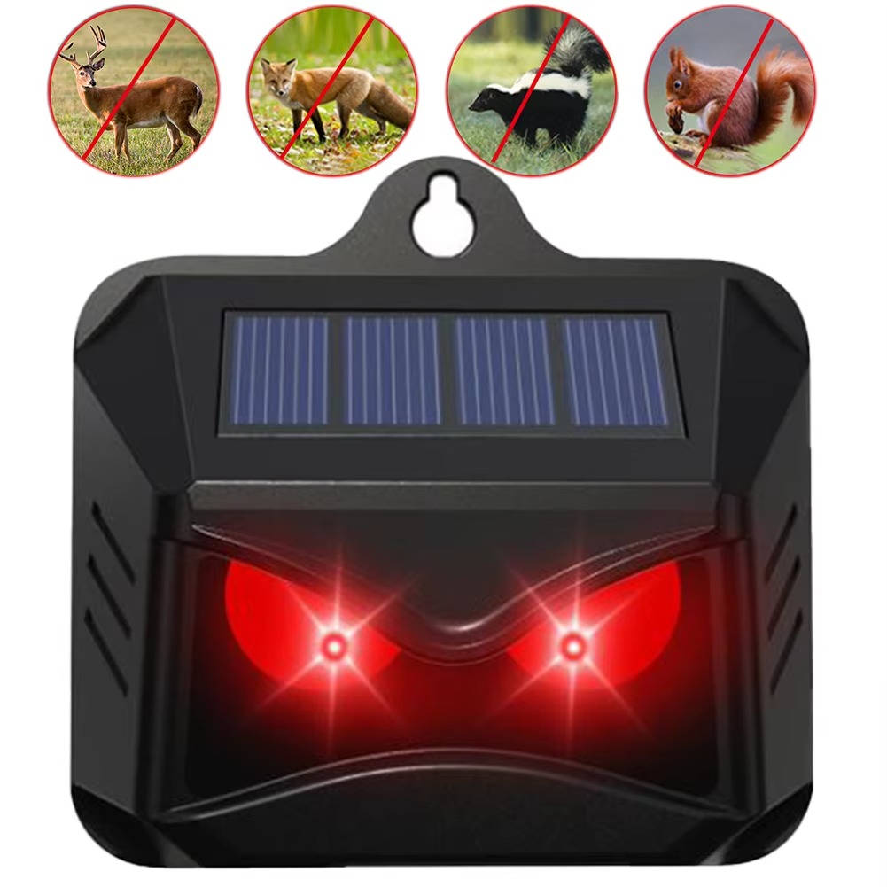 2-Pack Solar Ultrasonic Animal Repellent – Keep Pests Out, Chemical-Free