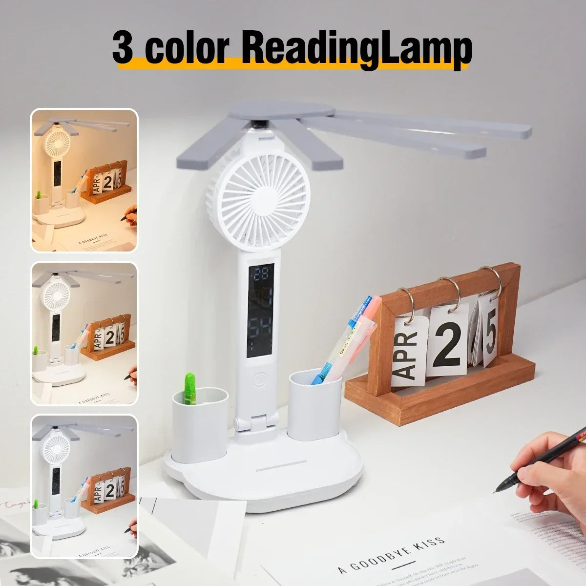 3-in-1 Multifunction Table Lamp – Brighten, Charge, and Organize Your Desk
