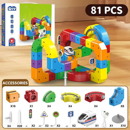 Magnetic Train Track Toy – Build, Connect & Play Endlessly
