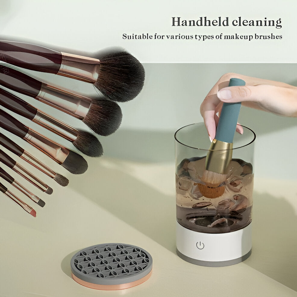 3-in-1 Electric Makeup Brush Cleaner – Hygienic Brushes in Seconds