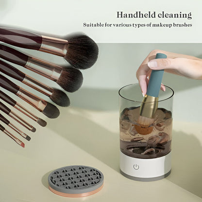 3-in-1 Electric Makeup Brush Cleaner – Hygienic Brushes in Seconds