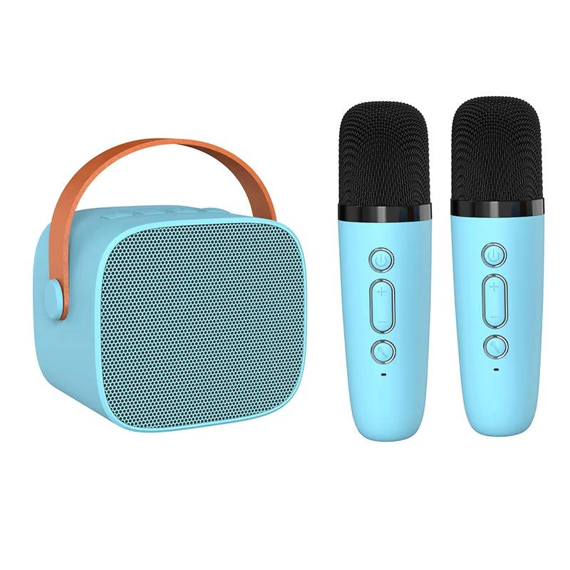 Mini Karaoke Machine with 2 Wireless Mics – Party Starter for Any Age