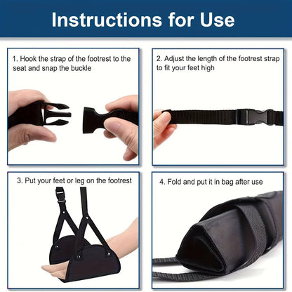 Under-Desk Foot Hammock (2-Set) – Comfort for Long Sits
