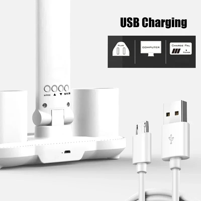 3-in-1 Multifunction Table Lamp – Brighten, Charge, and Organize Your Desk