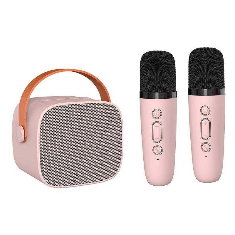 Mini Karaoke Machine with 2 Wireless Mics – Party Starter for Any Age