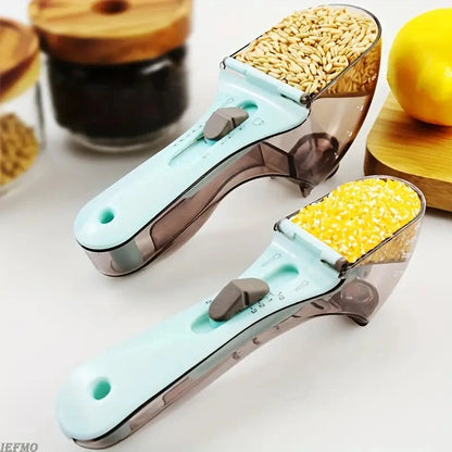 Adjustable Measuring Cup & Spoon Set – Perfect Measurements, Every Time