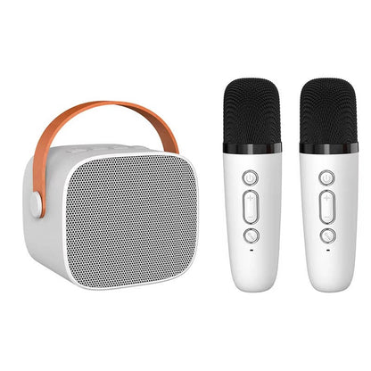 Mini Karaoke Machine with 2 Wireless Mics – Party Starter for Any Age