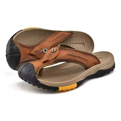 Water-Resistant Toe-Ring Flip Flops for Men – Beach-Proof All Summer