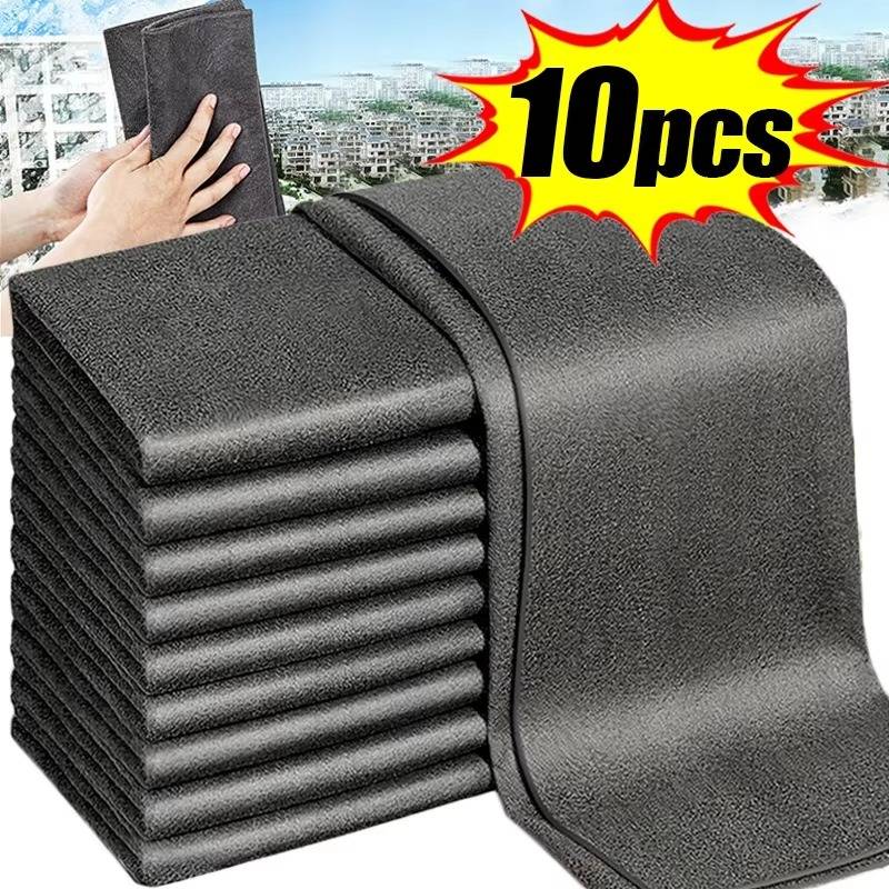 Microfiber Cloth Set (10-Pack) – Streak-Free Cleaning, No Chemicals