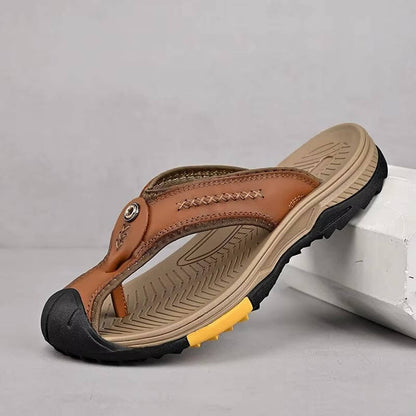 Water-Resistant Toe-Ring Flip Flops for Men – Beach-Proof All Summer