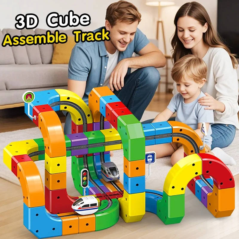 Magnetic Train Track Toy – Build, Connect & Play Endlessly
