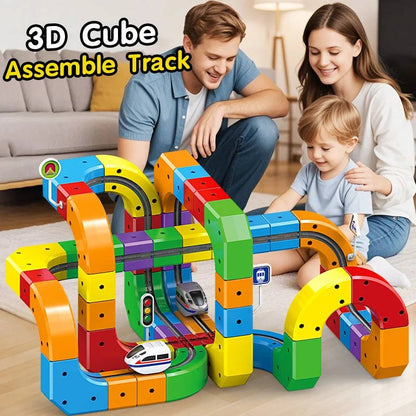 Magnetic Train Track Toy – Build, Connect & Play Endlessly