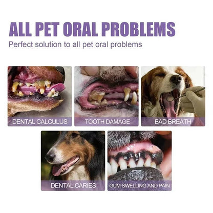 3-Set Dog Oral Care Gel – Fresher Breath, Healthier Gums