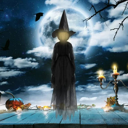 Sound-Activated Hand-Holding Witch Decorations (3-Pack) – Halloween Scares Made Easy