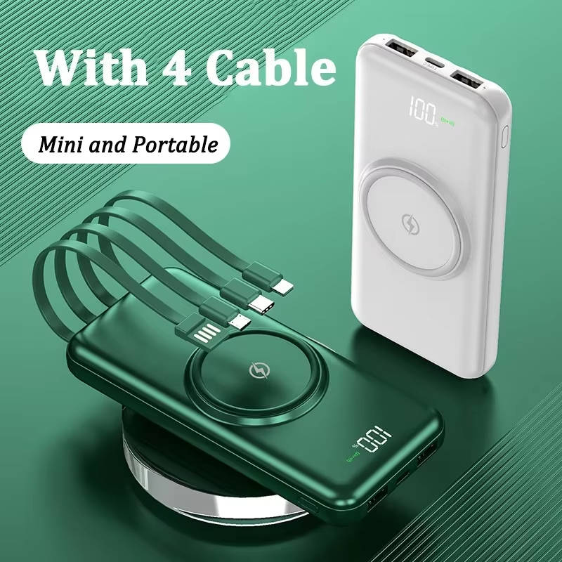 20,000mAh Portable Power Bank – All-Day Charging, Zero Battery Anxiety