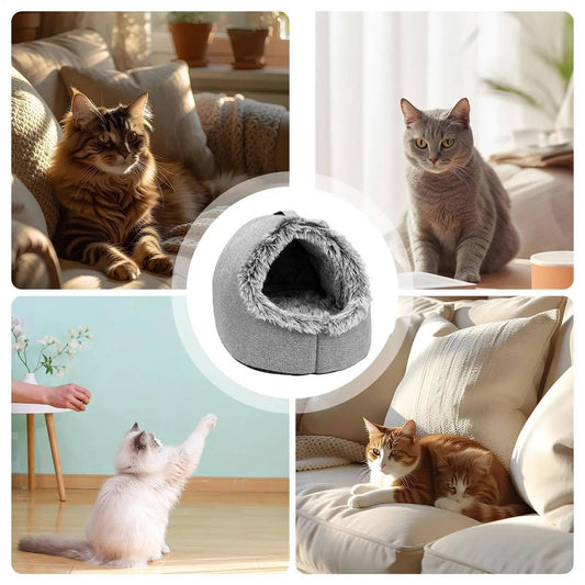 Winter Cat Bed – Warm, Soft & Built for Cats Who Feel the Cold