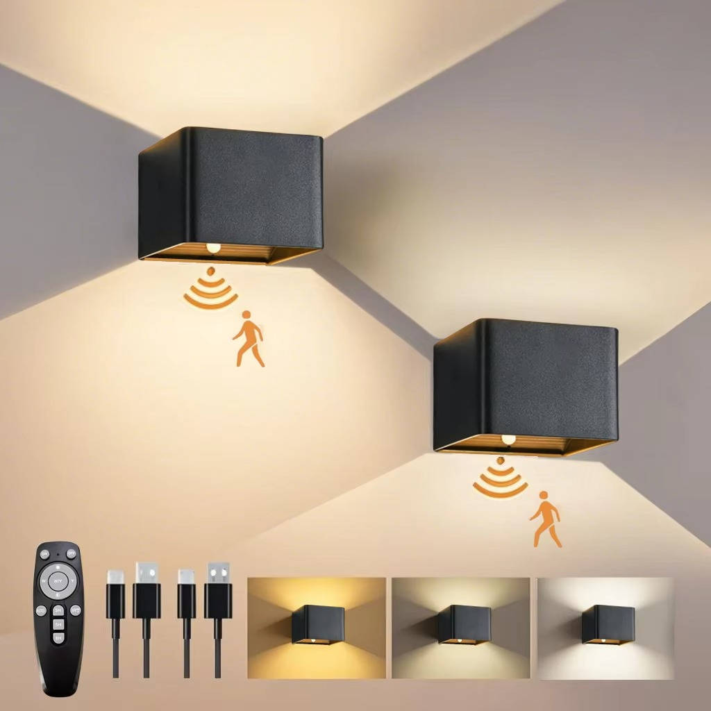 Motion Sensor Wall Light with Remote – Light On Demand, Hands-Free