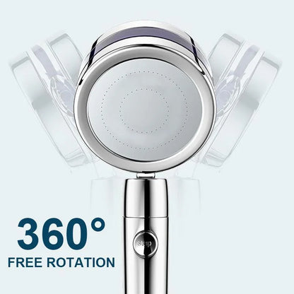 360° Rotatable Power Shower Head – A Spa Day, Every Day