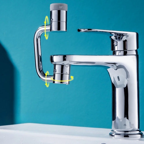 1080° Rotating Faucet Extender – Reach Every Corner of Your Sink