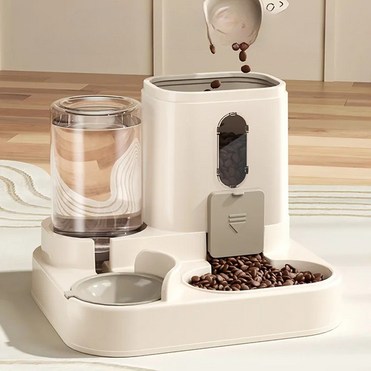 2-in-1 Pet Feeder & Water Dispenser – Worry-Free Mealtimes