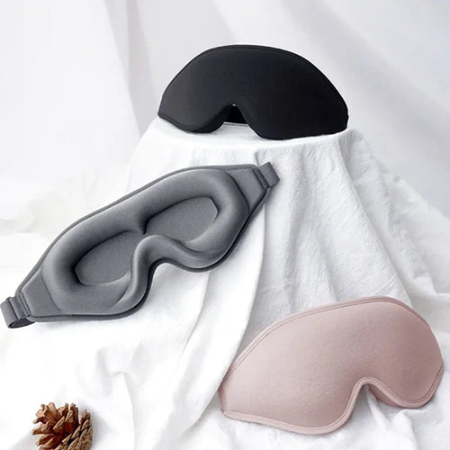 3D Memory Foam Sleep Mask – Total Darkness, Total Comfort