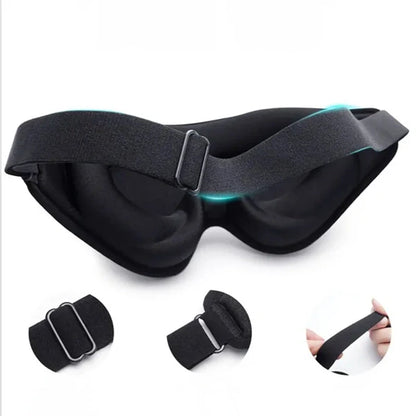 3D Memory Foam Sleep Mask – Total Darkness, Total Comfort