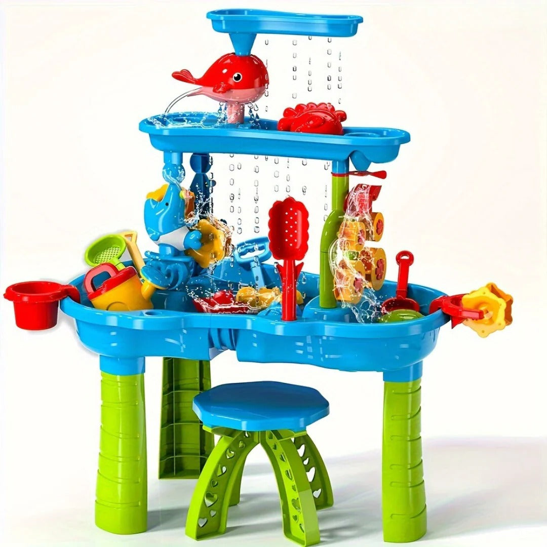 3-in-1 Outdoor Sand & Water Play Table – Hours of Backyard Fun